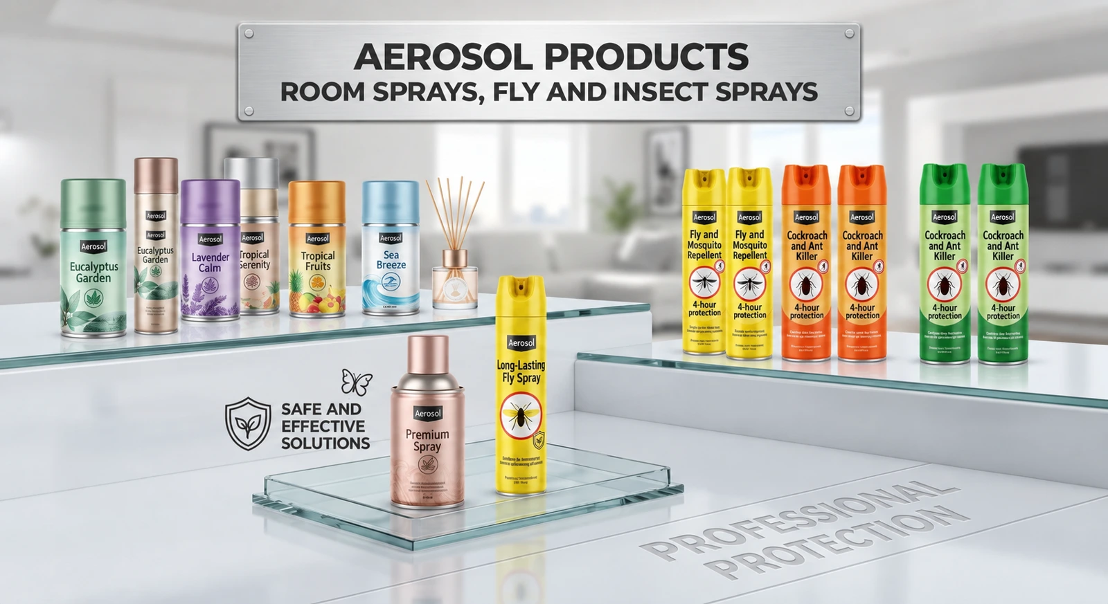 Aerosol Products (Air Fresheners and Insecticides) — product image