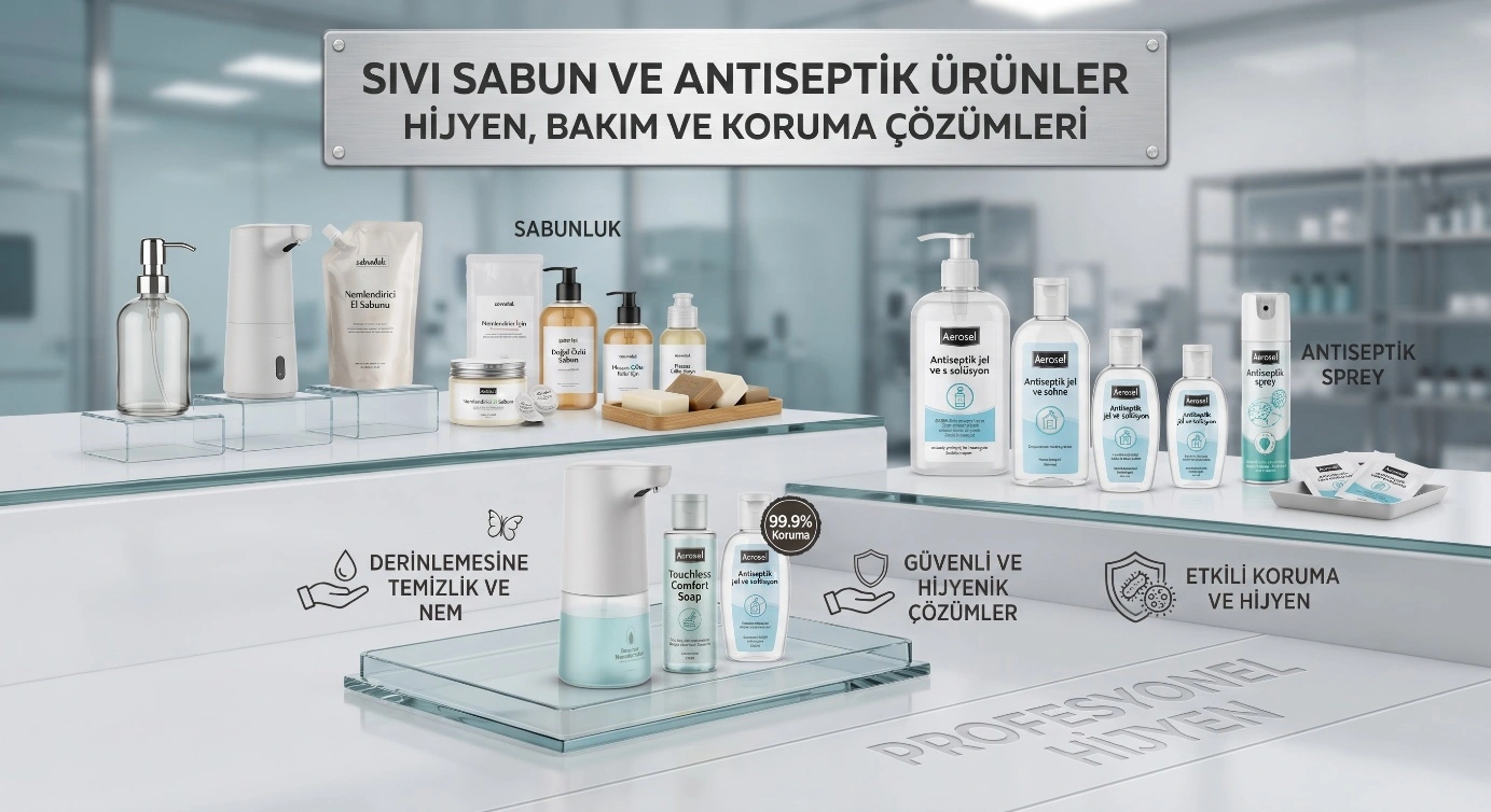 Sıvı sabun ve antiseptik ürünler — MOREN ürün görseli